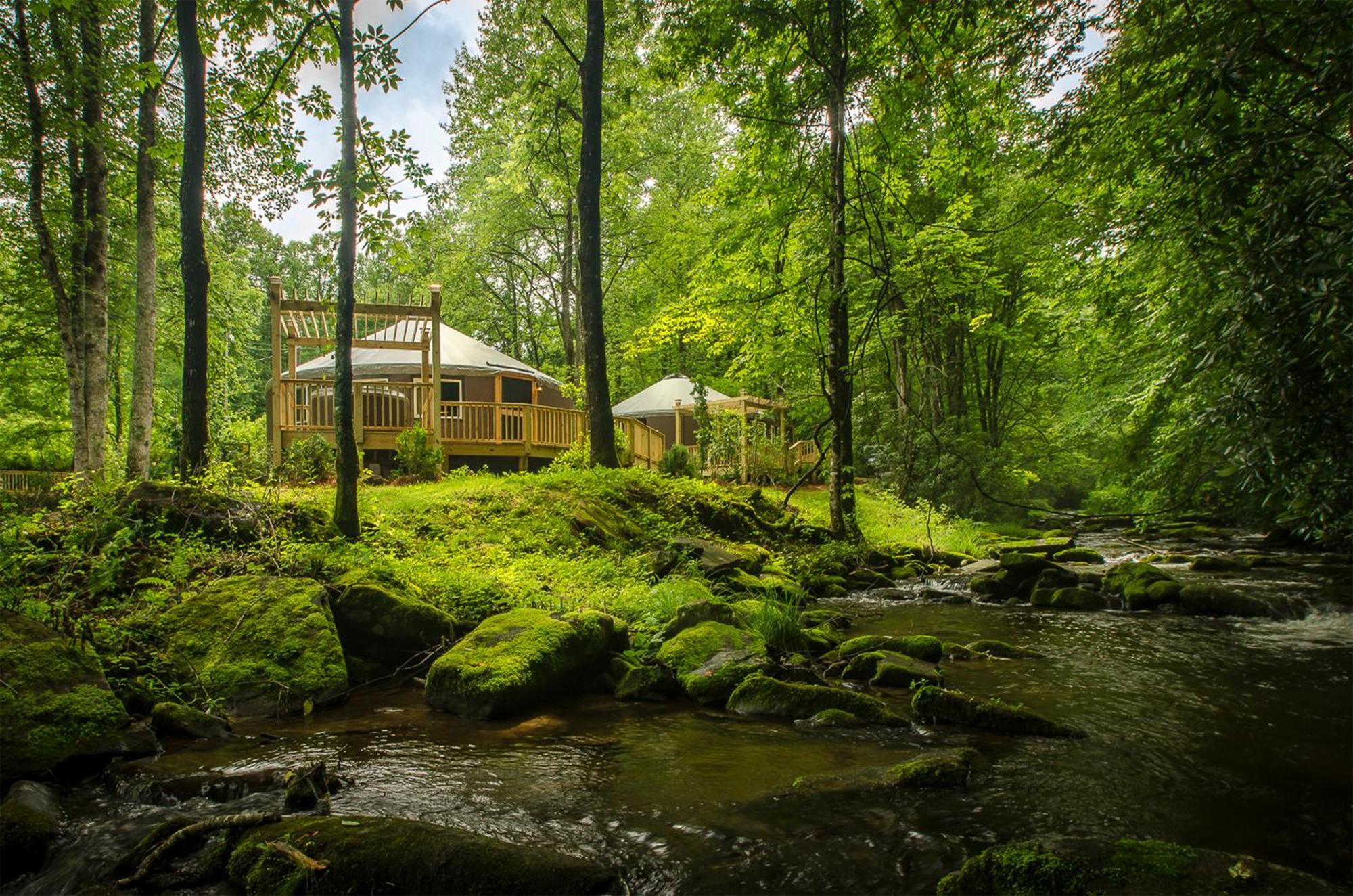 Aquone Staynantahala - Smoky Mountain Cabins מראה חיצוני תמונה